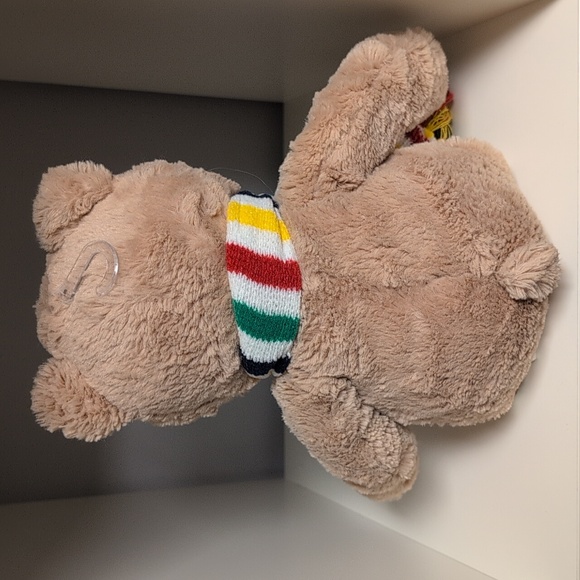 Hudson's Bay Teddy Bear With Scarf, Y2k - Picture 5 of 6
